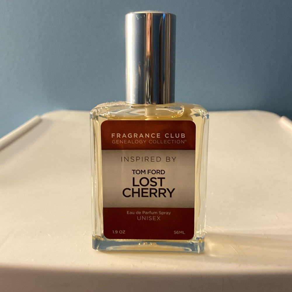 Fragrance club genealogy collection, inspired by Tom Ford’s “LOST CHERRY”